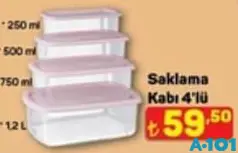 SAKLAMA KABI 4'LÜ SAKLAMA KABI 4'LÜ